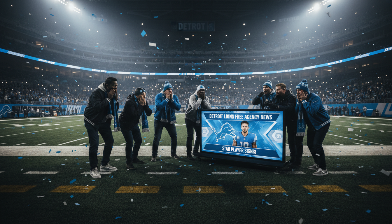 Detroit Lions Free Agency Reaction — Detroit