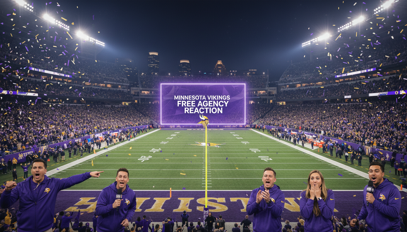 Minnesota Vikings Free Agency Reaction — Minneapolis