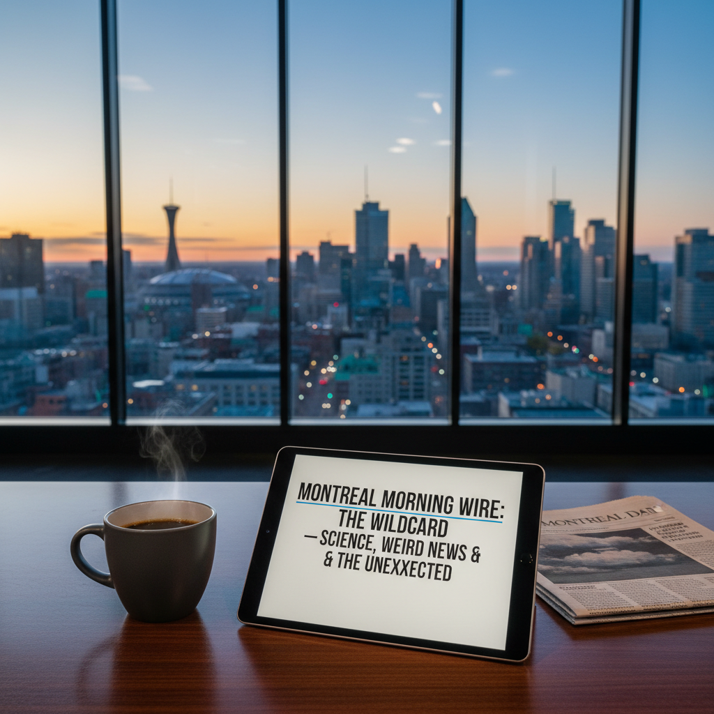 Montreal Morning Wire: The Wildcard — Science, Weird News & the Unexpected