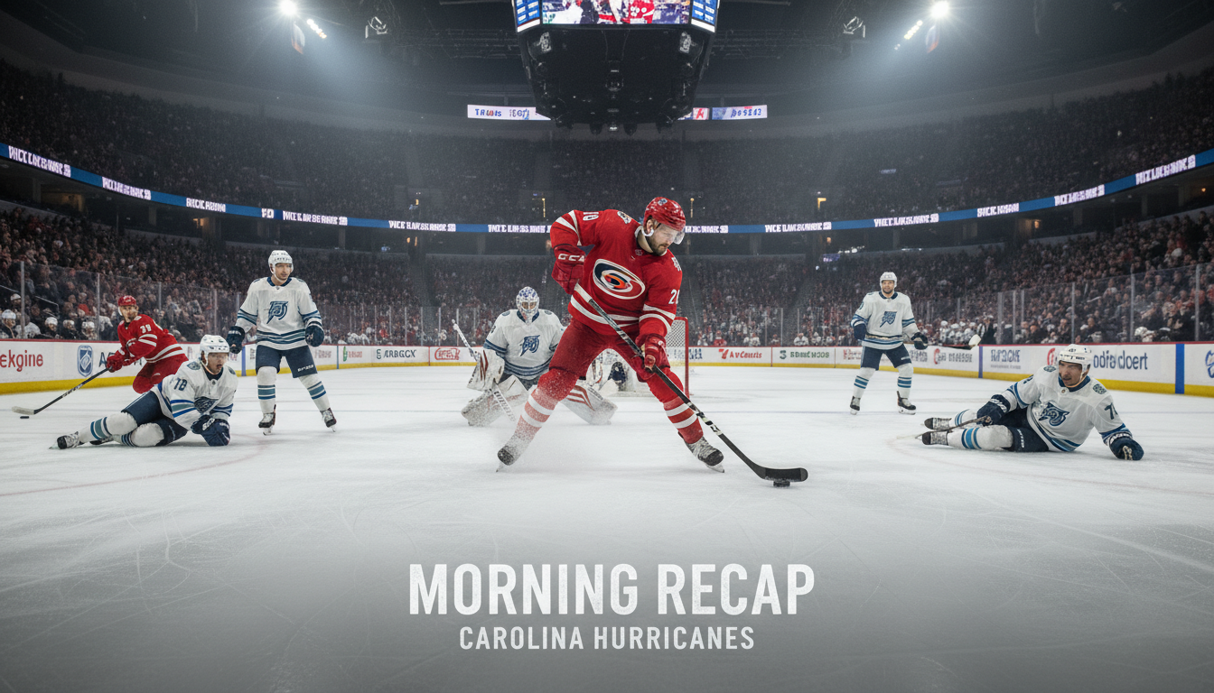 Morning Recap — Carolina Hurricanes