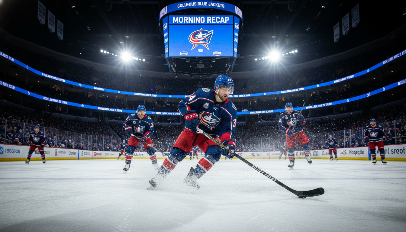 Morning Recap — Columbus Blue Jackets