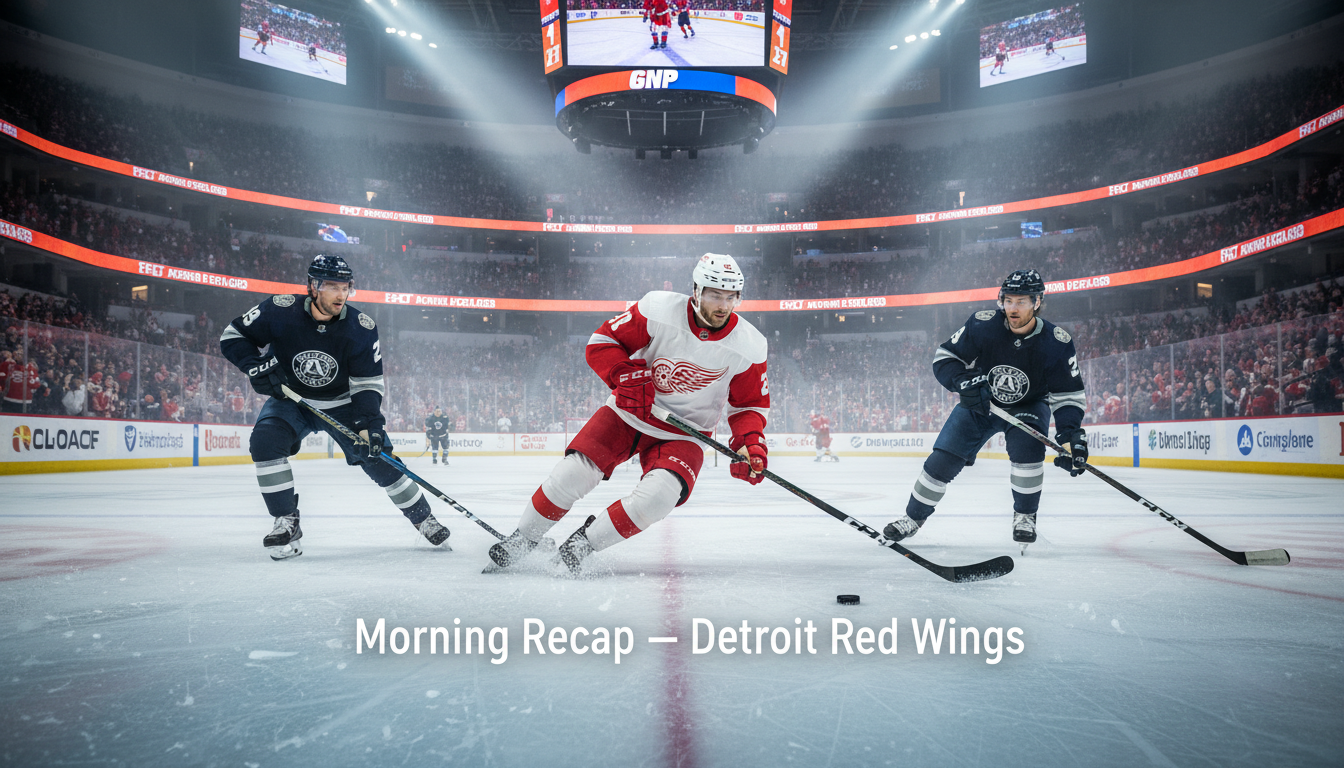 Morning Recap — Detroit Red Wings