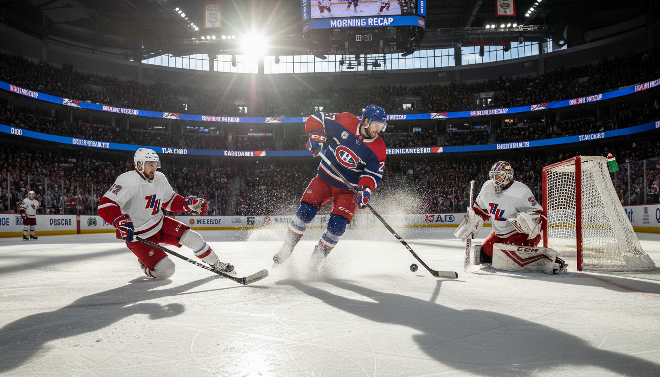 Morning Recap — Montreal Canadiens