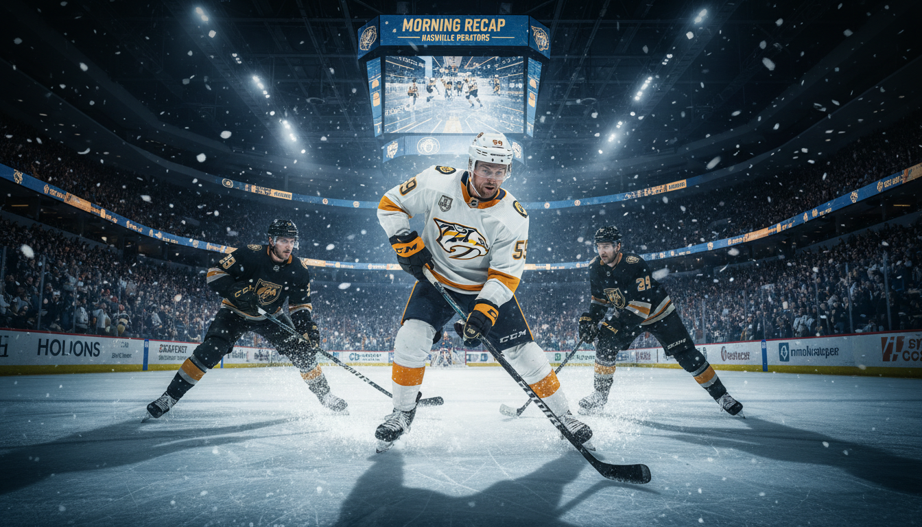 Morning Recap — Nashville Predators