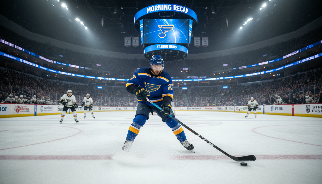 Morning Recap — St. Louis Blues