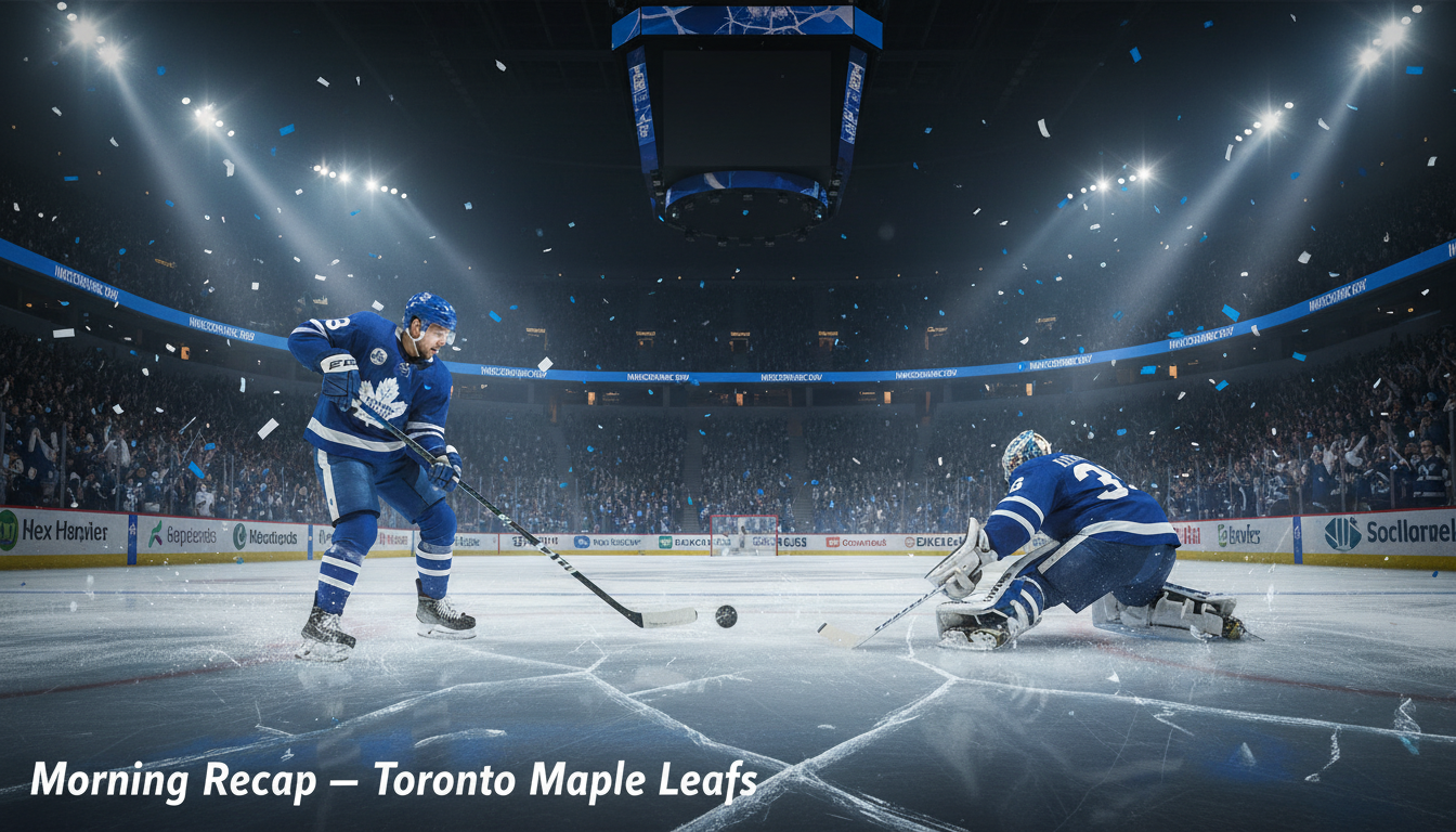 Morning Recap — Toronto Maple Leafs